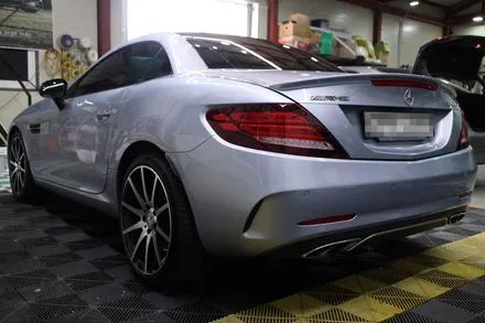 벤츠 SLC 43AMG 전체랩핑 ( 비닐프로그 피스타치오 그린 ) / 대전 도안동