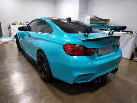 BMW M4 전체랩핑 터코이즈블루 turquoise Blue 대전 랩핑 / 대전 도안동