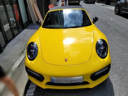 포르쉐 911터보s 옐로우 유광 대전전체랩핑 porsche 911 turbo s / 대전 도안동