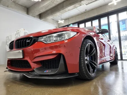 BMW M4 전체랩핑 터코이즈블루 turquoise Blue 대전 랩핑 / 대전 도안동