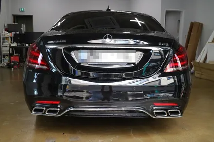 벤츠 S63 (65) amg 화이트골드 전체랩핑 / 대전 도안동
