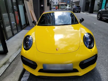 포르쉐 911터보s 옐로우 유광 대전전체랩핑 porsche 911 turbo s / 대전 도안동