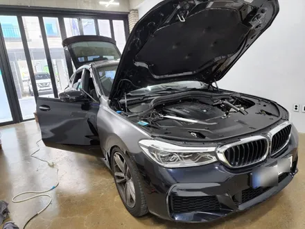BMW 6GT 사틴다크그레이 전체랩핑 대전랩핑 6gt랩핑 / 대전 도안동