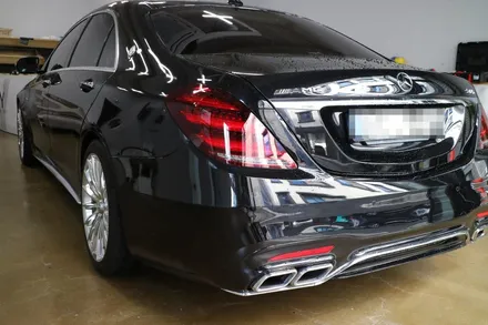 벤츠 S63 (65) amg 화이트골드 전체랩핑 / 대전 도안동