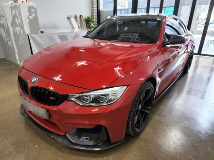 BMW M4 전체랩핑 터코이즈블루 turquoise Blue 대전 랩핑 / 대전 도안동