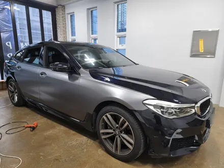 BMW 6GT 사틴다크그레이 전체랩핑 대전랩핑 6gt랩핑 / 대전 도안동