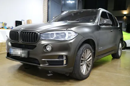 BMW X5 골드 더스트 블랙 전체랩핑 / 대전 도안동