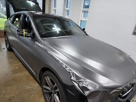 BMW 6GT 사틴다크그레이 전체랩핑 대전랩핑 6gt랩핑 / 대전 도안동