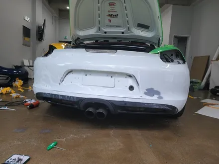 포르쉐 박스터 전체랩핑 에이버리 다크옐로우 PORSCHE BOXSTER / 대전 도안동