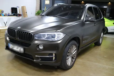 BMW X5 골드 더스트 블랙 전체랩핑 / 대전 도안동