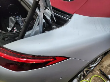 벤츠 SL63AMG 무광실버 STEK PPF 1인시공 / 강남, 개포, 양재