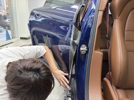 포르쉐 파나메라 덴트 수리 및 도어 PPF 재시공 - 양재동 디페인트 / 강남, 개포, 양재