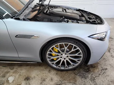 벤츠 SL63AMG 무광실버 STEK PPF 1인시공 / 강남, 개포, 양재