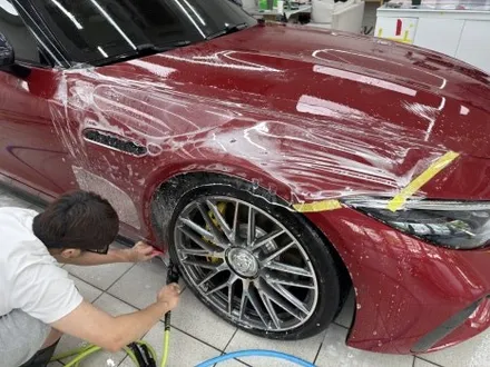 벤츠 SL63AMG 신차 출고 다이노쉴드 전체 PPF 했습니다 - STEK 양재 디페인트 / 강남, 개포, 양재