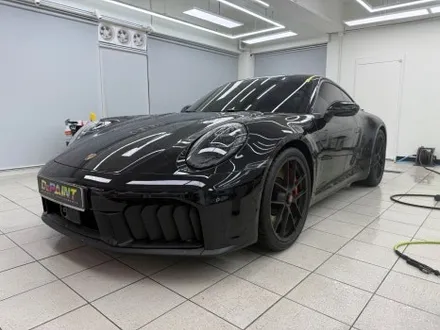 포르쉐 911GTS, 992.2 전면유리 보호필름 및 루프 PPF,유리막 코팅, 휠, 가죽 UG코팅, 서초 PPF / 강남, 개포, 양재
