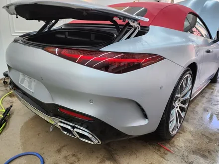 벤츠 SL63AMG 무광실버 STEK PPF 1인시공 / 강남, 개포, 양재