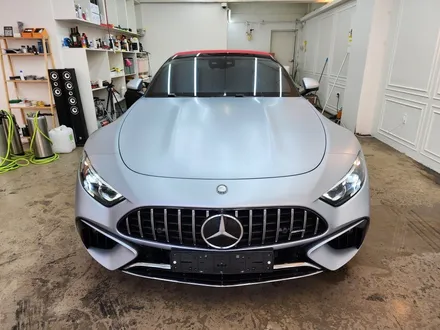 벤츠 SL63AMG 무광실버 STEK PPF 1인시공 / 강남, 개포, 양재