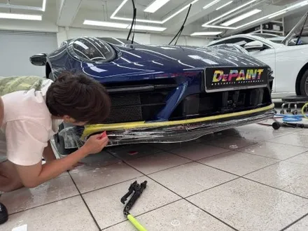 포르쉐 911 GTS 윈드쉴드 및 프론트립 PPF 시공 - STEK 양재 디페인트 / 강남, 개포, 양재