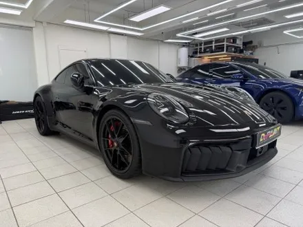 포르쉐 911GTS, 992.2 전면유리 보호필름 및 루프 PPF,유리막 코팅, 휠, 가죽 UG코팅, 서초 PPF / 강남, 개포, 양재