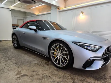 벤츠 SL63AMG 무광실버 STEK PPF 1인시공 / 강남, 개포, 양재