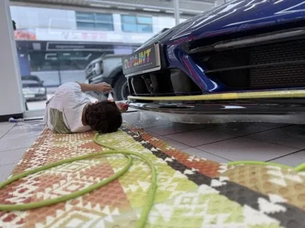 포르쉐 911 GTS 윈드쉴드 및 프론트립 PPF 시공 - STEK 양재 디페인트 / 강남, 개포, 양재