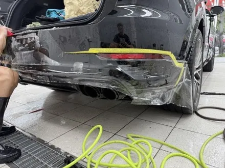 포르쉐 카이엔 보험처리 부분 PPF 시공 STEK 다이노쉴드 양재 디페인트 / 강남, 개포, 양재
