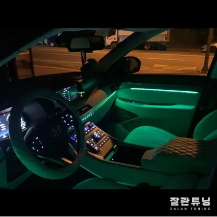 펠리세이드 엠비언트 자동차 실내에 포인트를 주고싶다면?? 무드등이 답이지 평택안성 잘란튜닝 / 경기 안성