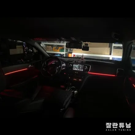 평택안성 스포티지QL엠비언트 어두운 실내에 포인트로 완벽하다 평택스포티지QL튜닝 / 경기 안성