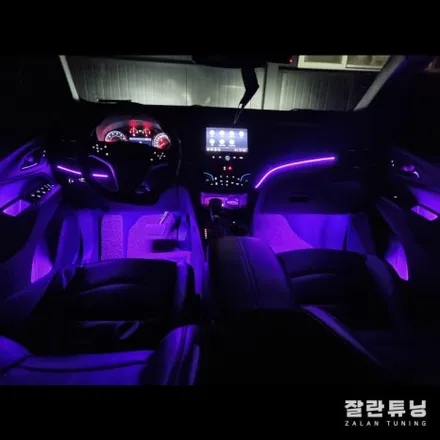 쉐보레 이쿼녹스 엠비언트 순정처럼 깔끔하게 이질감 전혀없는 실내무드등 평택안성 잘란튜닝에서 / 경기 안성