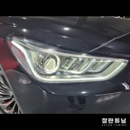 제네시스 EQ900 헤드라이트 렌즈처짐 수리 전조등이 덜렁덜렁, 조사각을 아무리 조절해도 안된다면? / 경기 안성
