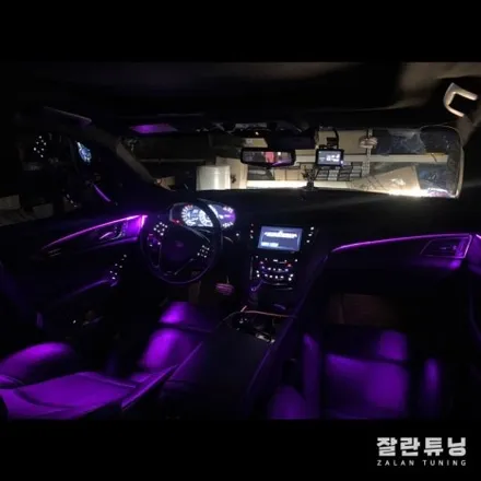 캐딜락 CTS 실내무드등 순정은 너무 약해!! 엠비언트 광량업그레드 평택안성 잘란튜닝 / 경기 안성