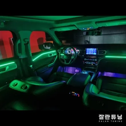 차 안에서 느끼는 매일 새로운 분위기, 포드 익스플로러 엠비언트 완전 매력있네 / 경기 안성