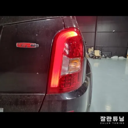 렉스턴W 고질적인 문제 후미등과 공조기 액정 수리 / 경기 안성