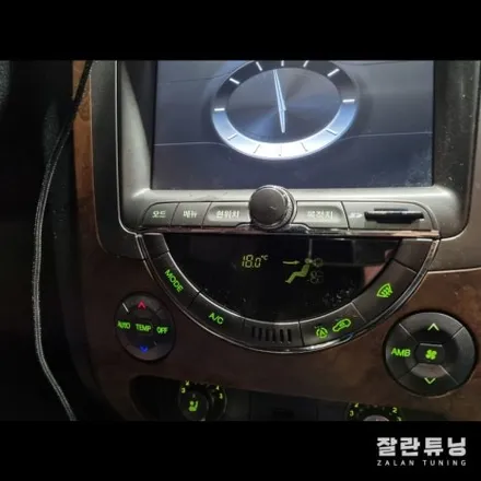 렉스턴W 고질적인 문제 후미등과 공조기 액정 수리 / 경기 안성