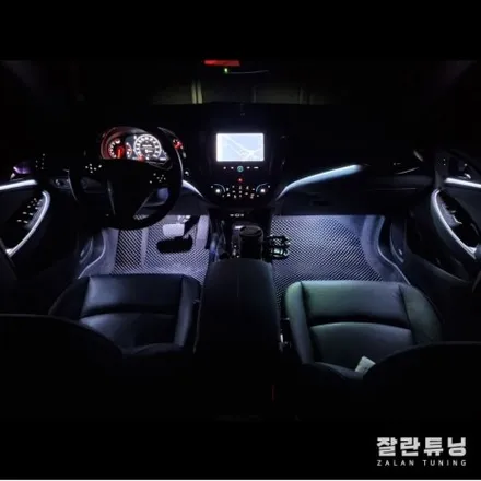 올뉴말리부 엠비언트 아쉬운실내조명 확바꿔보자! 평택안성 잘란튜닝 / 경기 안성