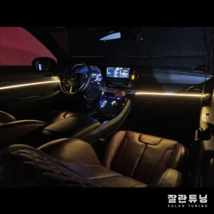 펠리세이드 엠비언트 무드등으로 밋밋하지않은 화려한 차량 꾸미기 평택안성 잘란튜닝 / 경기 안성