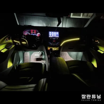 쉐보레 이쿼녹스 엠비언트 순정처럼 깔끔하게 이질감 전혀없는 실내무드등 평택안성 잘란튜닝에서 / 경기 안성