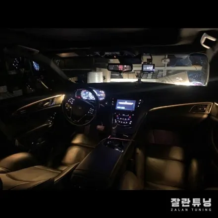 캐딜락 CTS 실내무드등 순정은 너무 약해!! 엠비언트 광량업그레드 평택안성 잘란튜닝 / 경기 안성