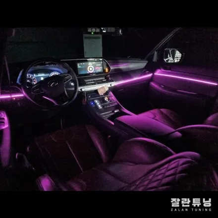 펠리세이드 엠비언트 무드등으로 밋밋하지않은 화려한 차량 꾸미기 평택안성 잘란튜닝 / 경기 안성