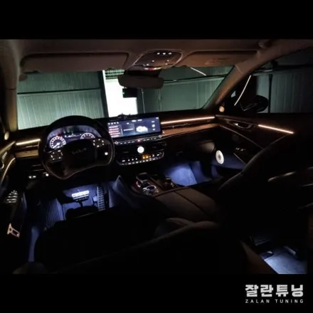 더뉴 K9엠비언트 순정엠비언트가 없는 차량도 마치 순정처럼 사용가능합니다 평택안성 엠비언트무드등 잘란튜닝 / 경기 안성