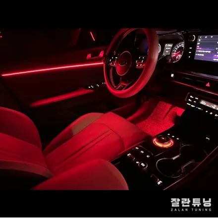 K5 DL3 엠비언트 실내 분위기 변신!! 순정엔 없는 조그다이얼까지?? 잘란튜닝  K5 DL3무드등 평택안성이천오산충북청주충주제천음성 / 경기 안성