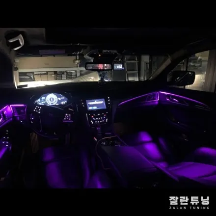 캐딜락 CTS 실내무드등 순정은 너무 약해!! 엠비언트 광량업그레드 평택안성 잘란튜닝 / 경기 안성