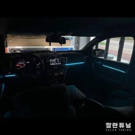 평택안성 스포티지QL엠비언트 어두운 실내에 포인트로 완벽하다 평택스포티지QL튜닝 / 경기 안성