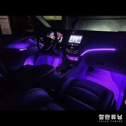 쉐보레 이쿼녹스 엠비언트 순정처럼 깔끔하게 이질감 전혀없는 실내무드등 평택안성 잘란튜닝에서 / 경기 안성