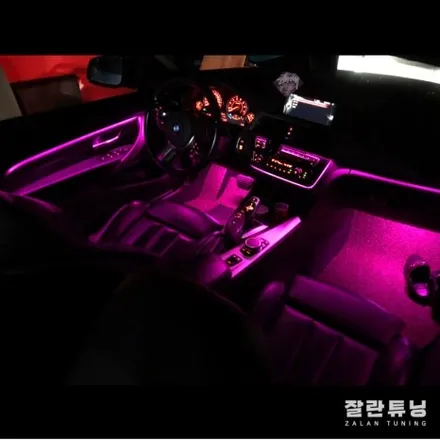 평택안성 BMW 4시리즈F32 실내는 역시 비노출 엠비언트로 가성비튜닝 / 경기 안성