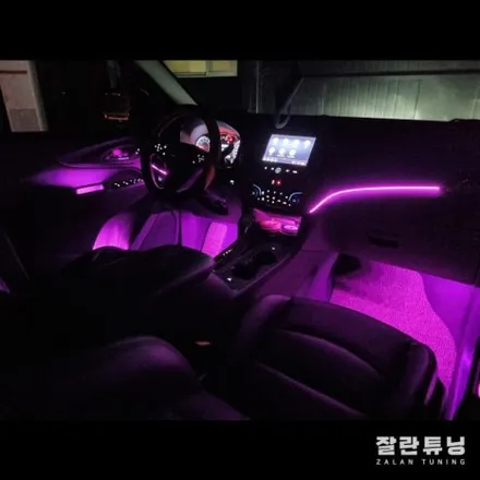 쉐보레 이쿼녹스 엠비언트 순정처럼 깔끔하게 이질감 전혀없는 실내무드등 평택안성 잘란튜닝에서 / 경기 안성