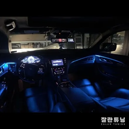 캐딜락 CTS 실내무드등 순정은 너무 약해!! 엠비언트 광량업그레드 평택안성 잘란튜닝 / 경기 안성