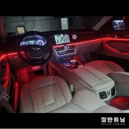 제네시스 G80 엠비언트 가성비와 가심비 모두 만족할수있는 자동차튜닝 평택엠비언트 G80무드등 / 경기 안성