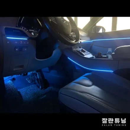 평택안성 펠리세이드 엠비언트튜닝 실내 분위기를 내맘대로 바꾼다 실내무드등 가성비갑튜닝 / 경기 안성