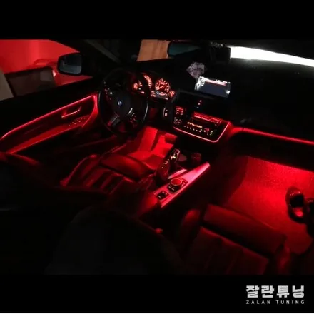 평택안성 BMW 4시리즈F32 실내는 역시 비노출 엠비언트로 가성비튜닝 / 경기 안성